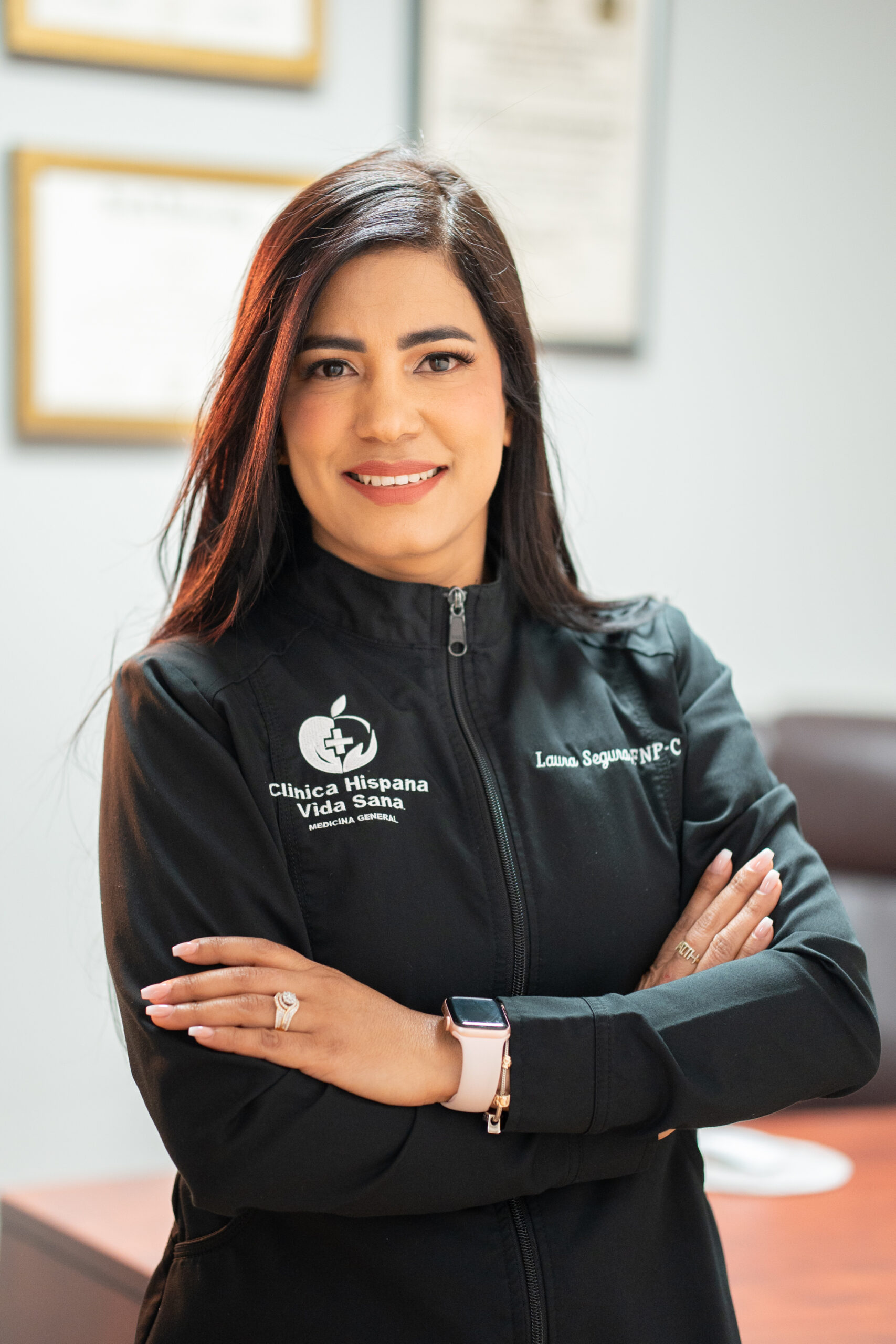 Laura líder de la Clínica Hispana Vida Sana